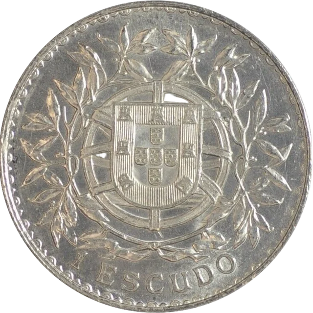 1エスクード銀貨（裏）