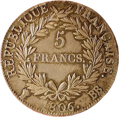 ジェルミナルの5フラン銀貨