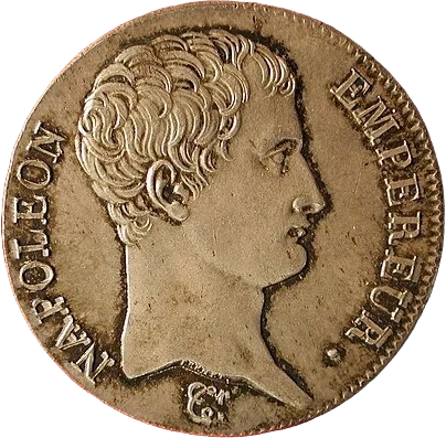 ジェルミナルの5フラン銀貨（裏）