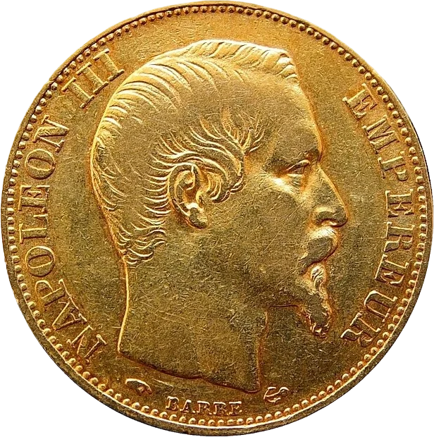 ナポレオン3世の20フラン金貨
