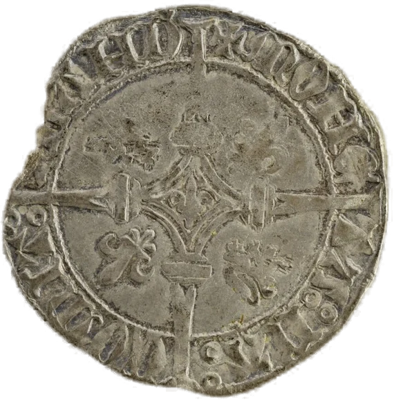 フィエルランデル（四邦の共通銀貨）（裏）