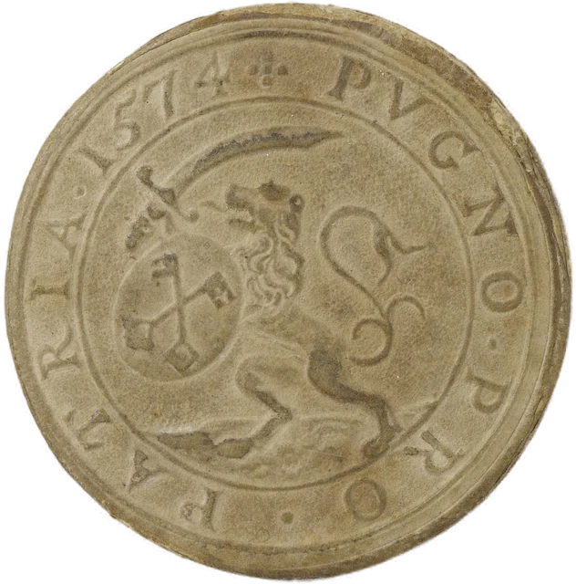 ライデン包囲の紙の貨幣(28ストイフェル)