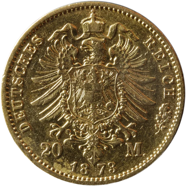 二〇マルク金貨（裏）