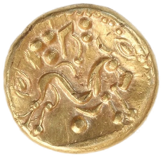 ガロ・ベルジックの金ステーター（裏）