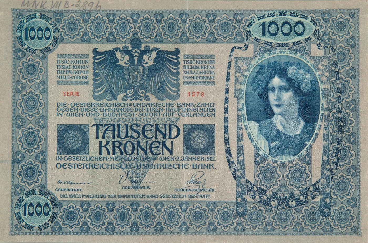 1000クローネ券（1902年）
