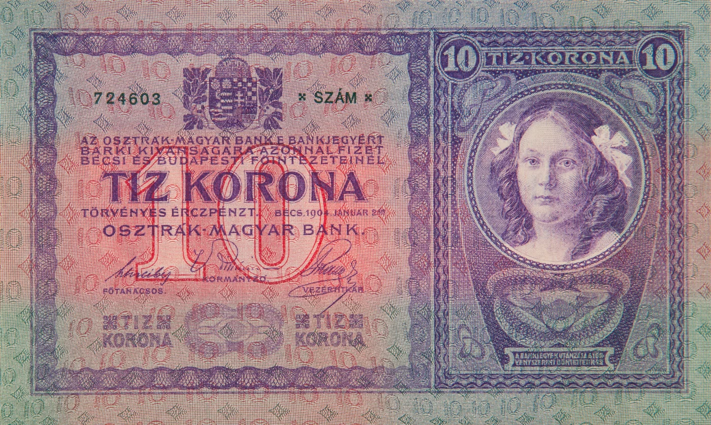 10クローネ券（1904年）（裏）