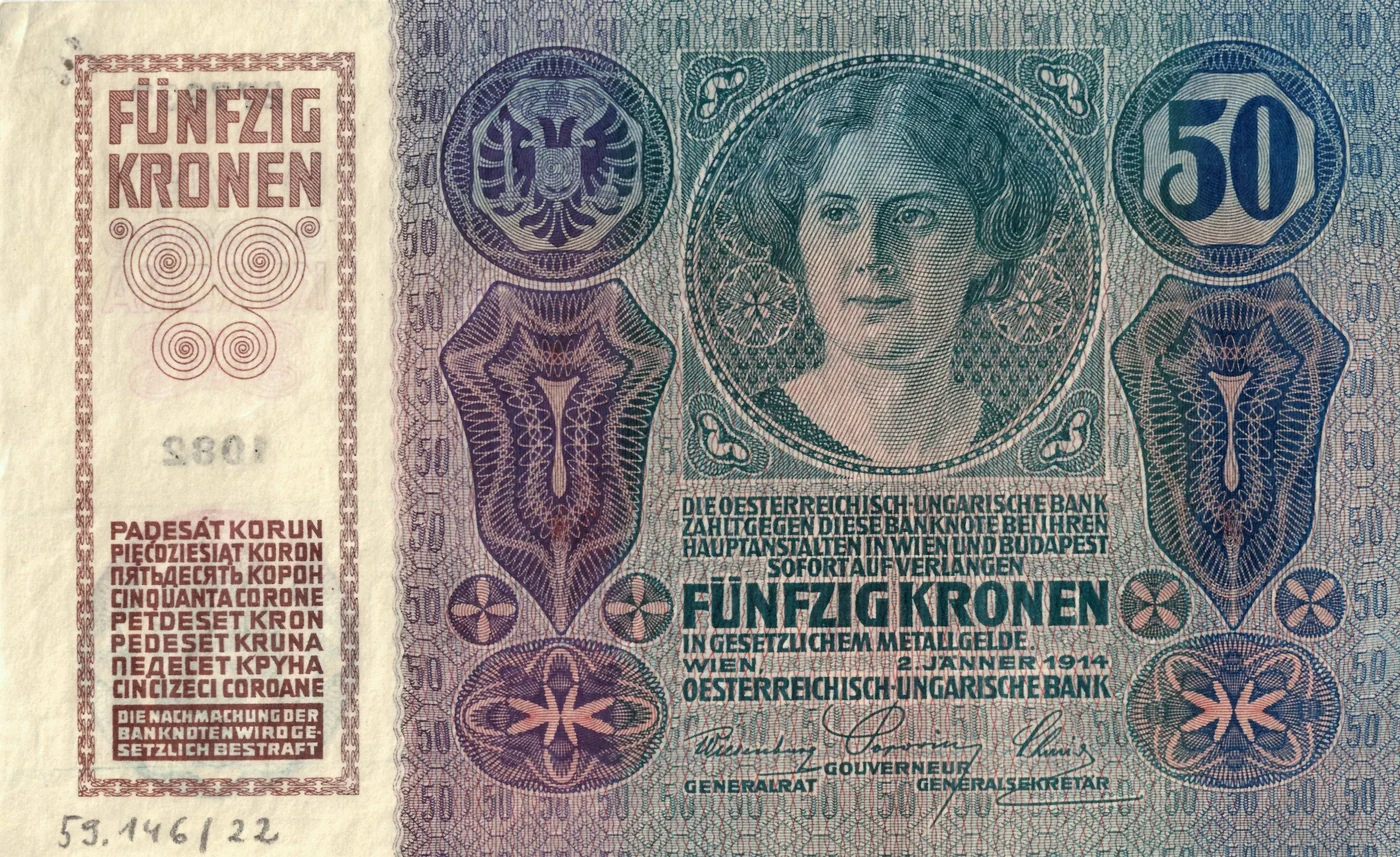 50クローネ券（1914年）