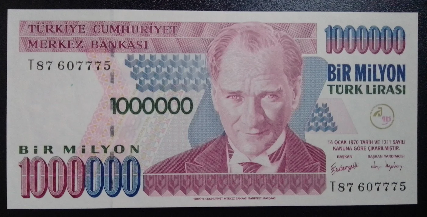 100万リラ札